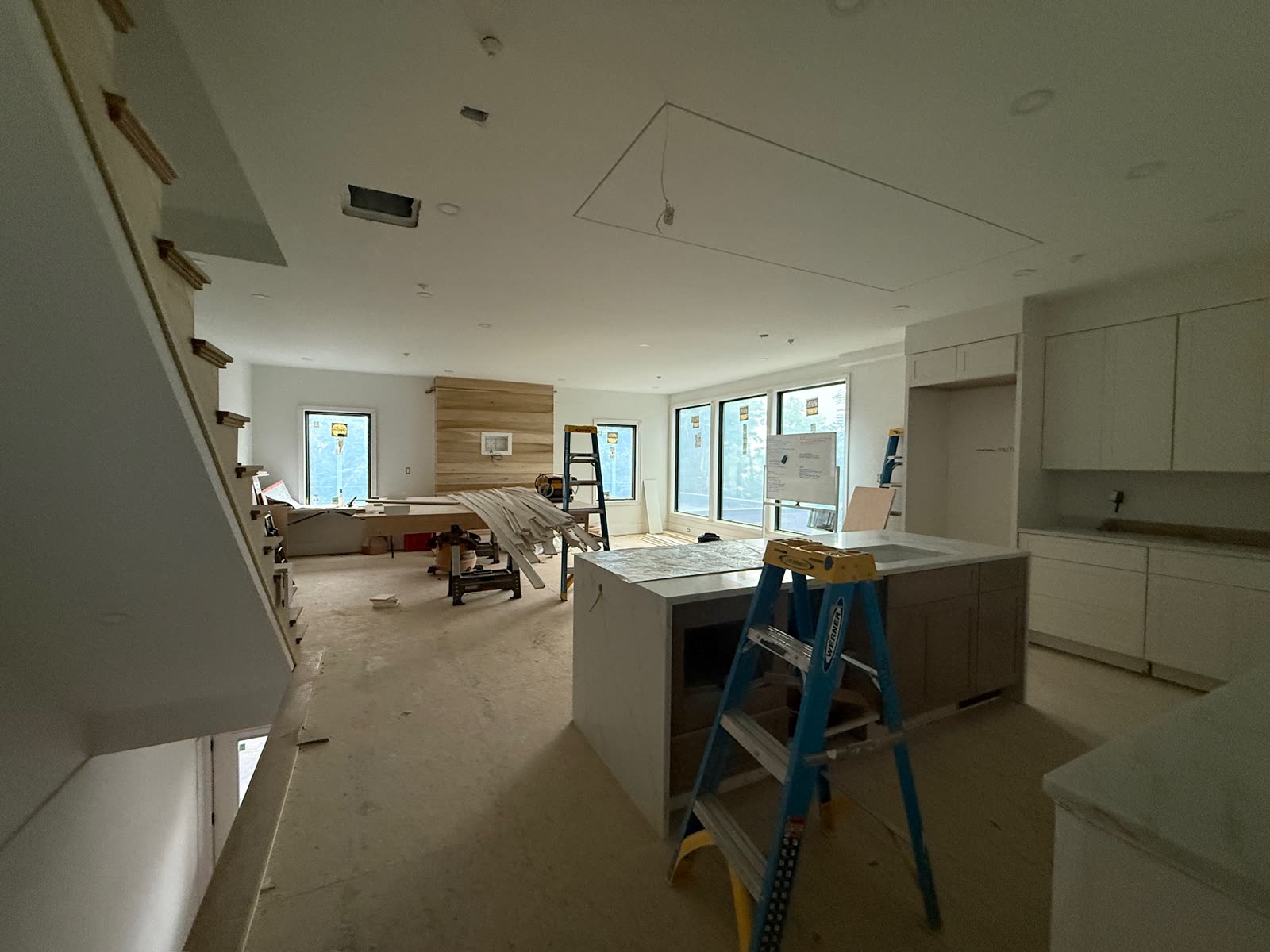 Bathroom under construction